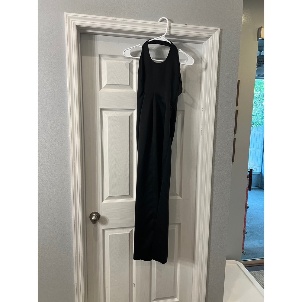 Jacob Halter Maxi Dress Sleeveless Evening Formal Black Size 6